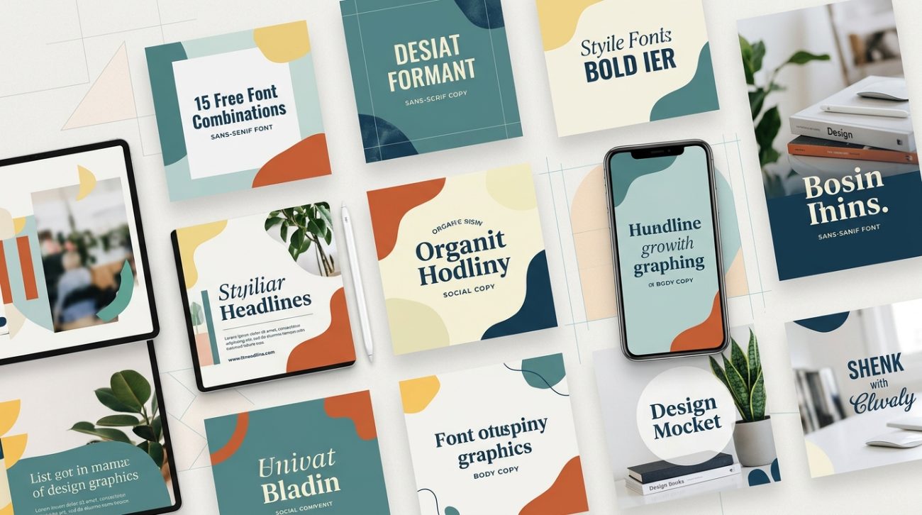 15 Free Font Combinations That Instantly Elevate Your Social Media Graphics