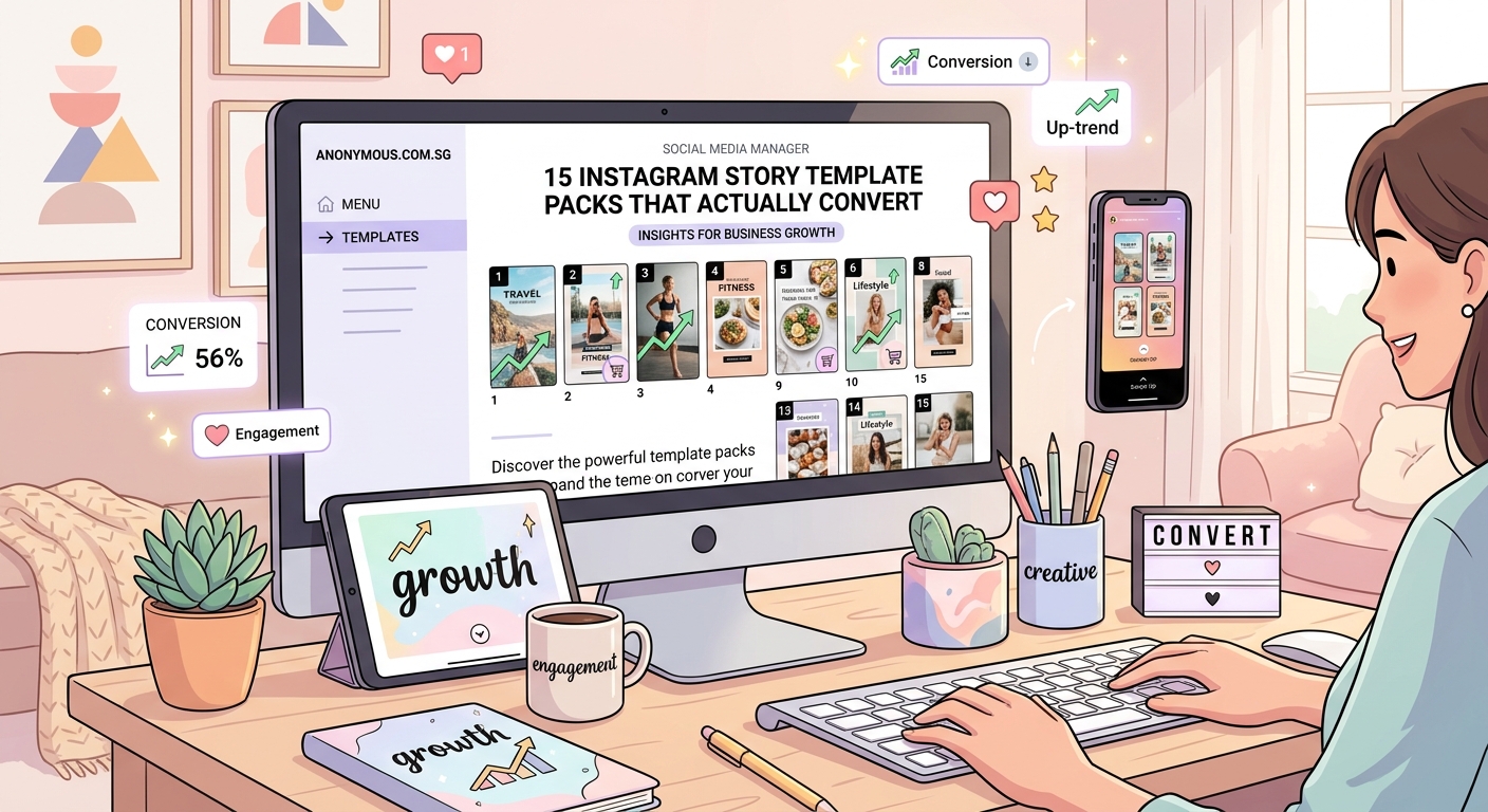 15 Instagram Story Template Packs That Actually Convert - Illustration 2