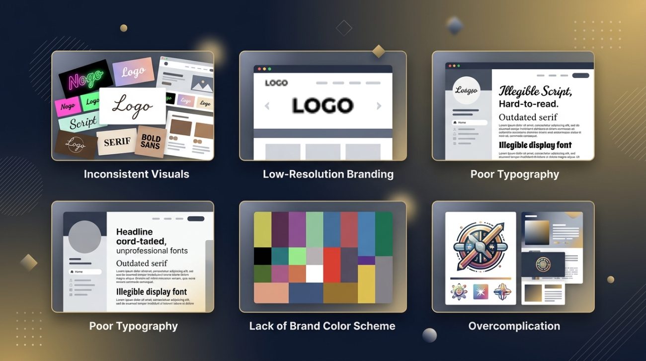 5 Common Branding Mistakes That Make Your Business Look Unprofessional