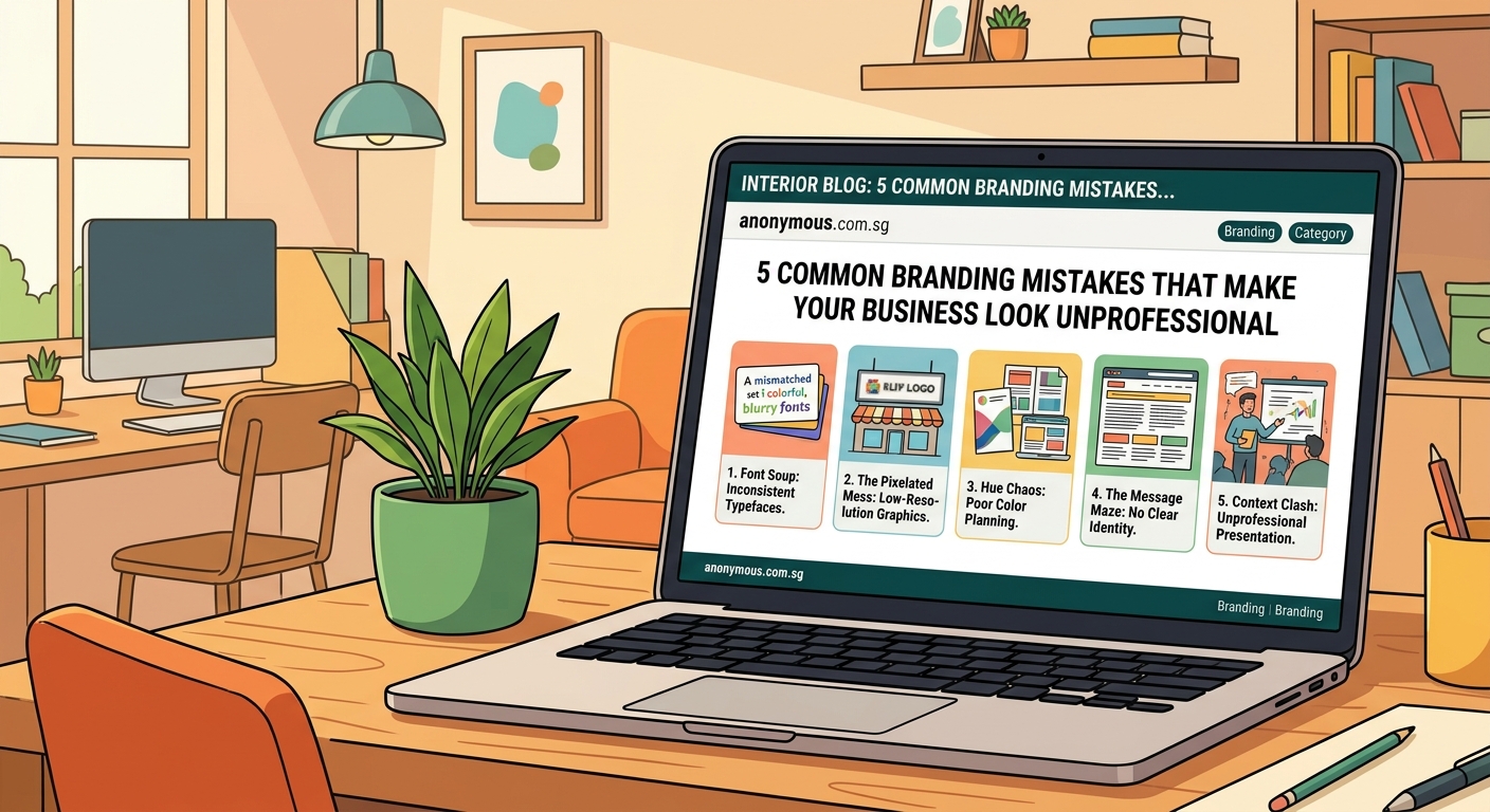 5 Common Branding Mistakes That Make Your Business Look Unprofessional - Illustration 1