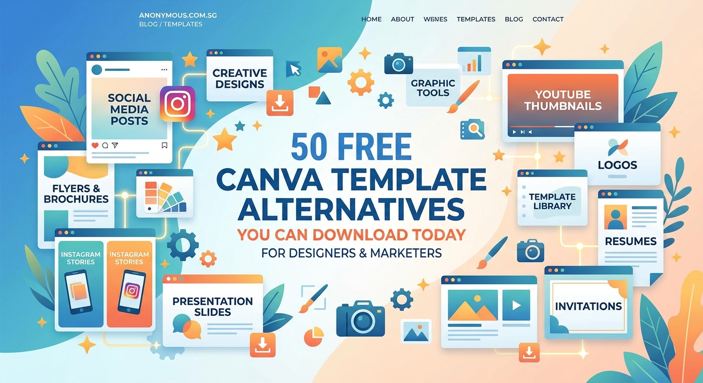 50 Free Canva Template Alternatives You Can Download Today — image 6