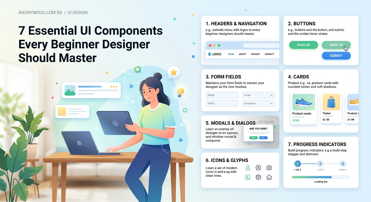 7 Essential UI Components Every Beginner Designer Should Master — 3