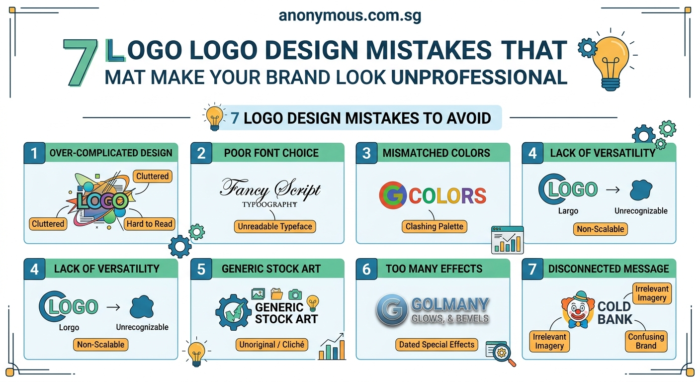 7 Logo Design Mistakes That Make Your Brand Look Unprofessional — 3