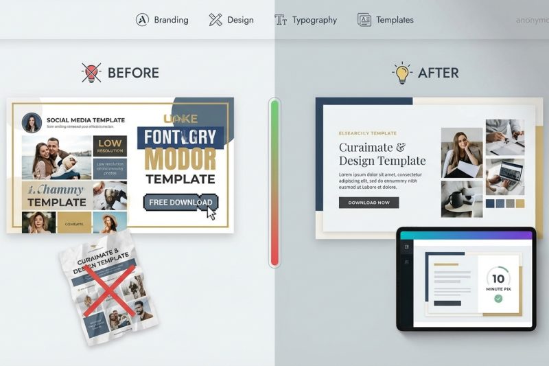 Why Your Free Templates Look Cheap (And How to Fix Them in 10 Minutes)