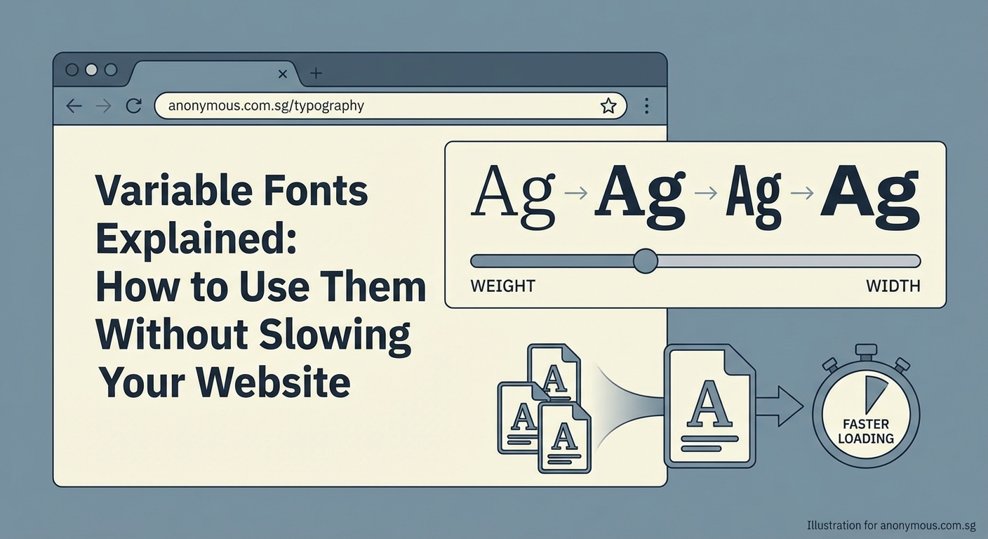 Variable Fonts Explained: How to Use Them Without Slowing Down Your Website - Illustration 1