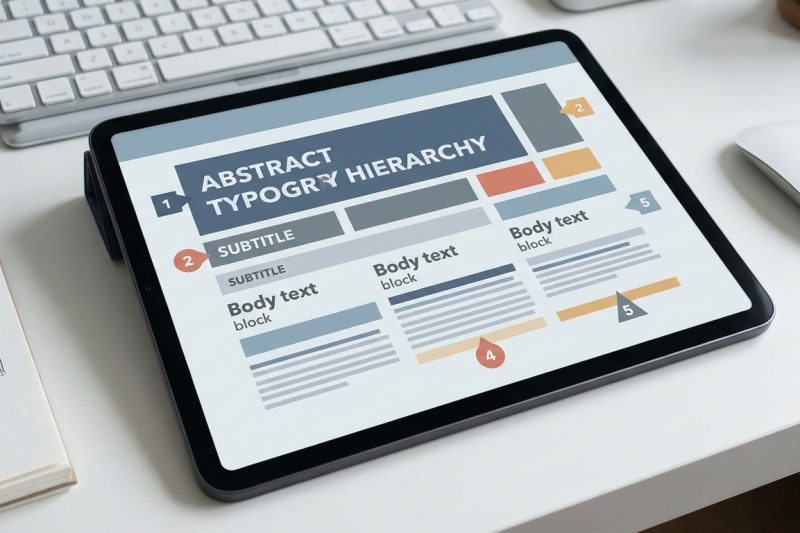 Typography Hierarchy in UI Design: 5 Rules That Make Screens Instantly Readable
