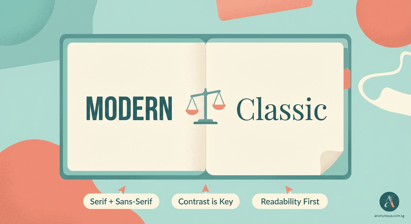 How to Choose the Perfect Font Pairing for Your Logo Design - Illustration 1