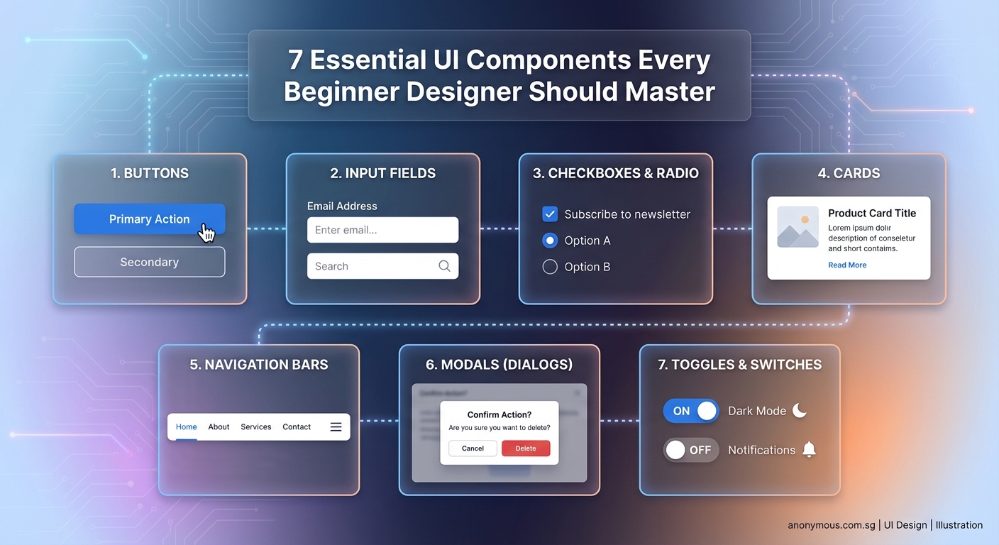 7 Essential UI Components Every Beginner Designer Should Master - Illustration 3