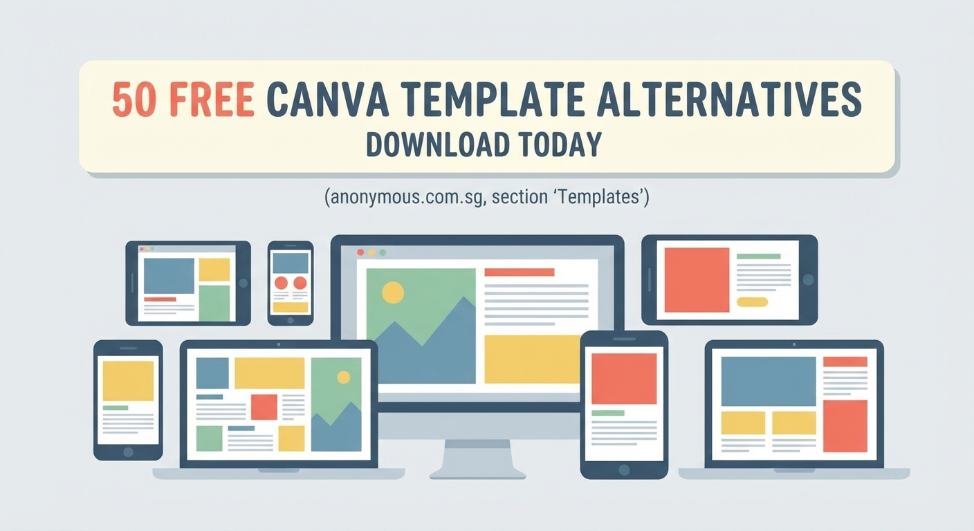 50 Free Canva Template Alternatives You Can Download Today - Illustration 1