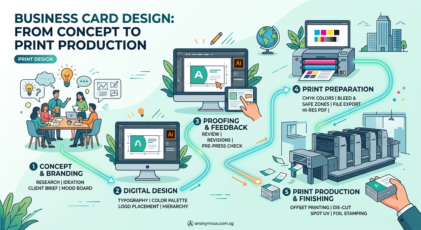 Business Card Design: From Concept to Print Production — 1