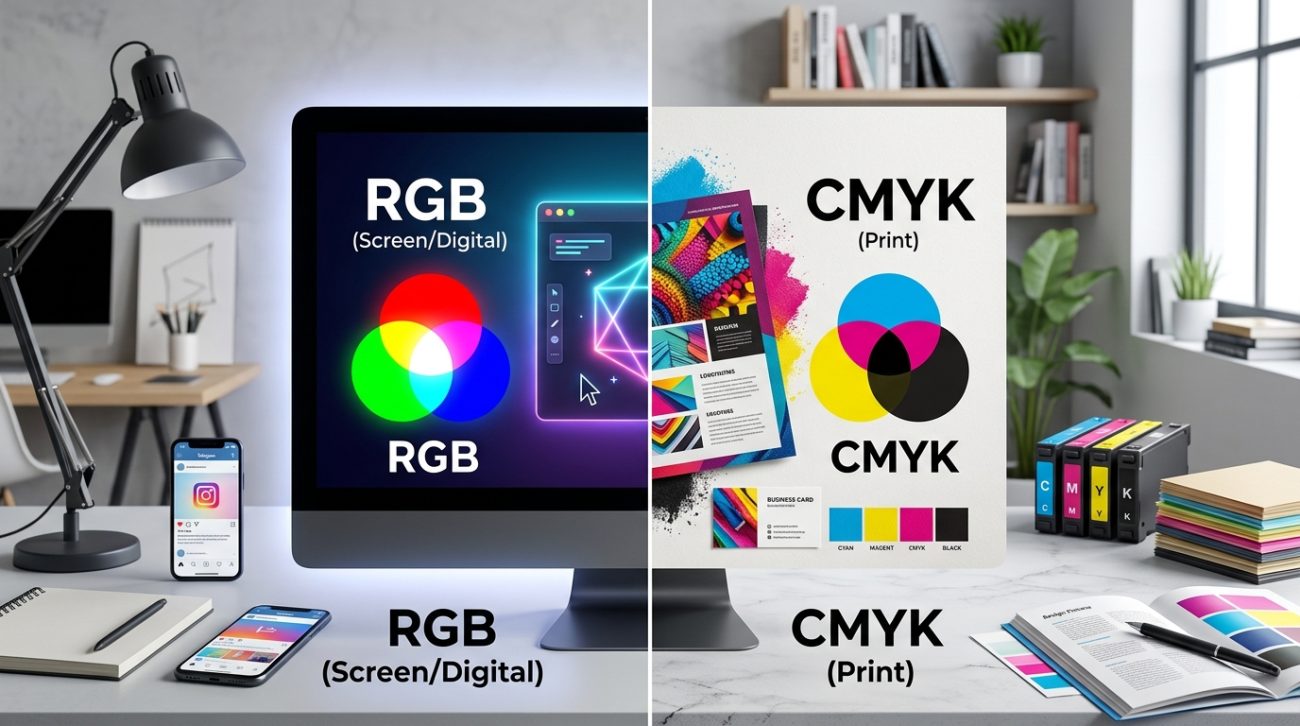 CMYK vs RGB: When to Use Each Color Mode for Print Projects