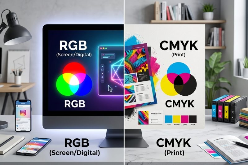 CMYK vs RGB: When to Use Each Color Mode for Print Projects