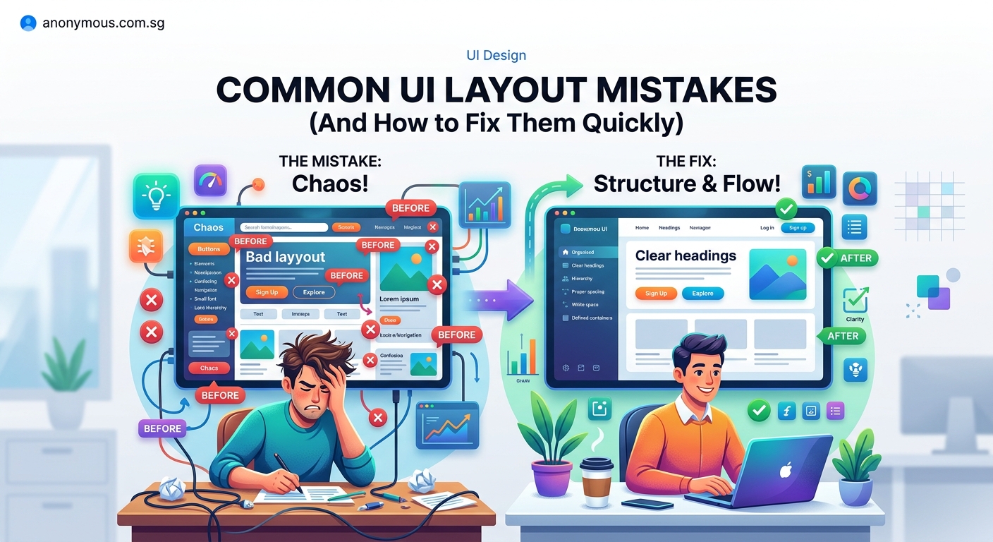 Common UI Layout Mistakes (And How to Fix Them Quickly) — 1