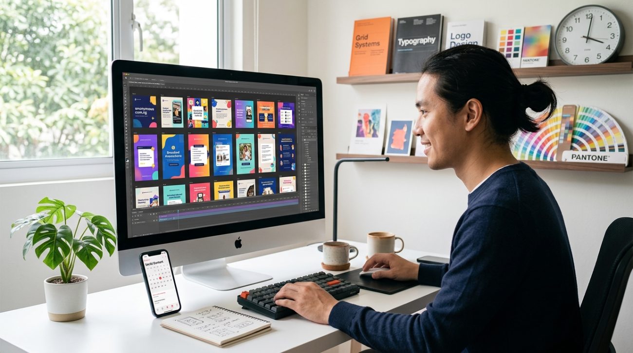 How to Batch Create a Month of Social Media Graphics in One Afternoon