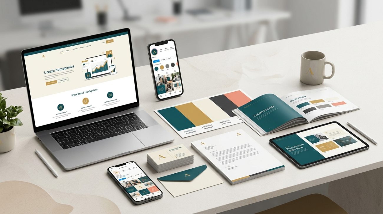 How to Create a Cohesive Color Scheme Across All Your Brand Touchpoints