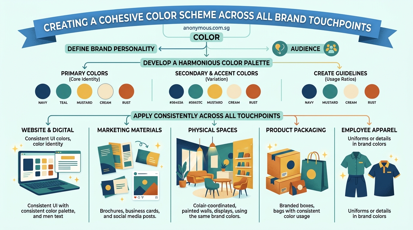 How to Create a Cohesive Color Scheme Across All Your Brand Touchpoints — 1