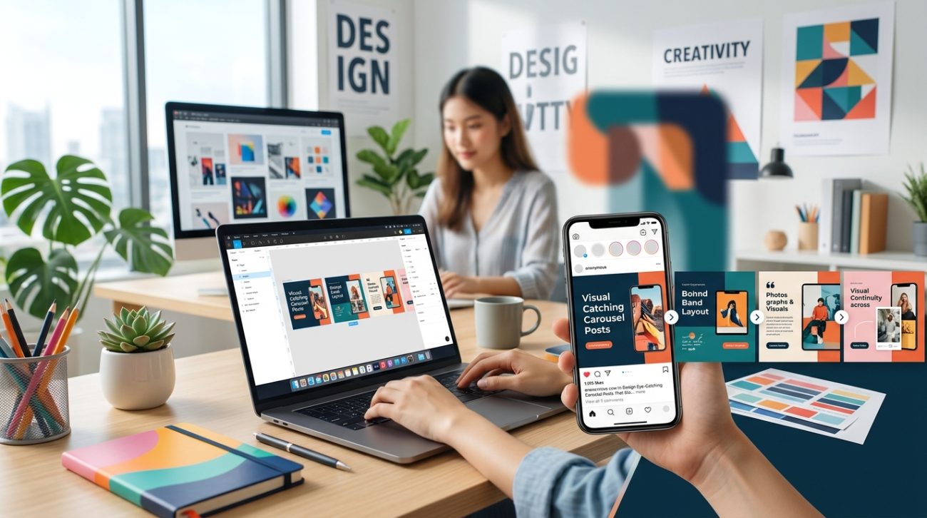 How to Design Eye-Catching Instagram Carousel Posts That Stop the Scroll