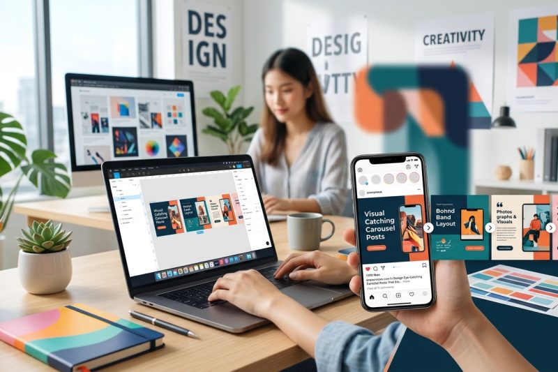 How to Design Eye-Catching Instagram Carousel Posts That Stop the Scroll
