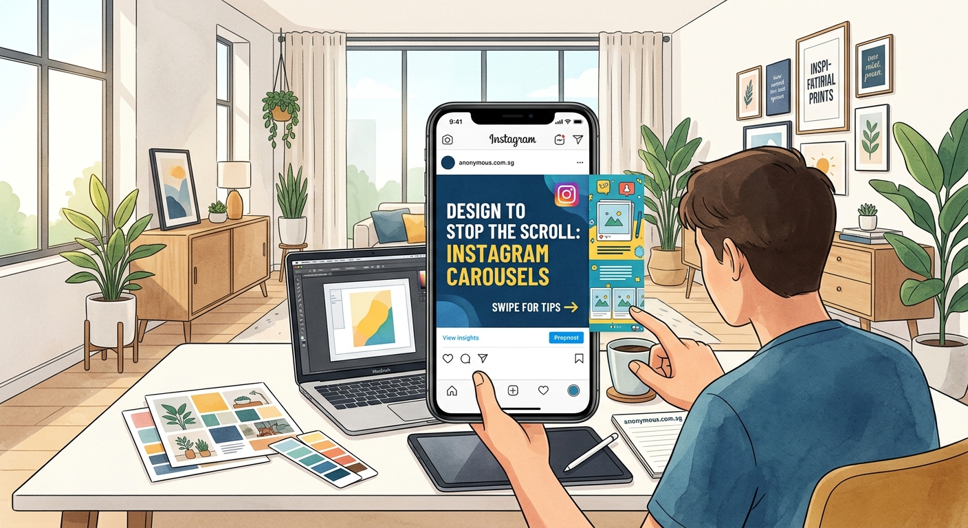How to Design Eye-Catching Instagram Carousel Posts That Stop the Scroll — 2