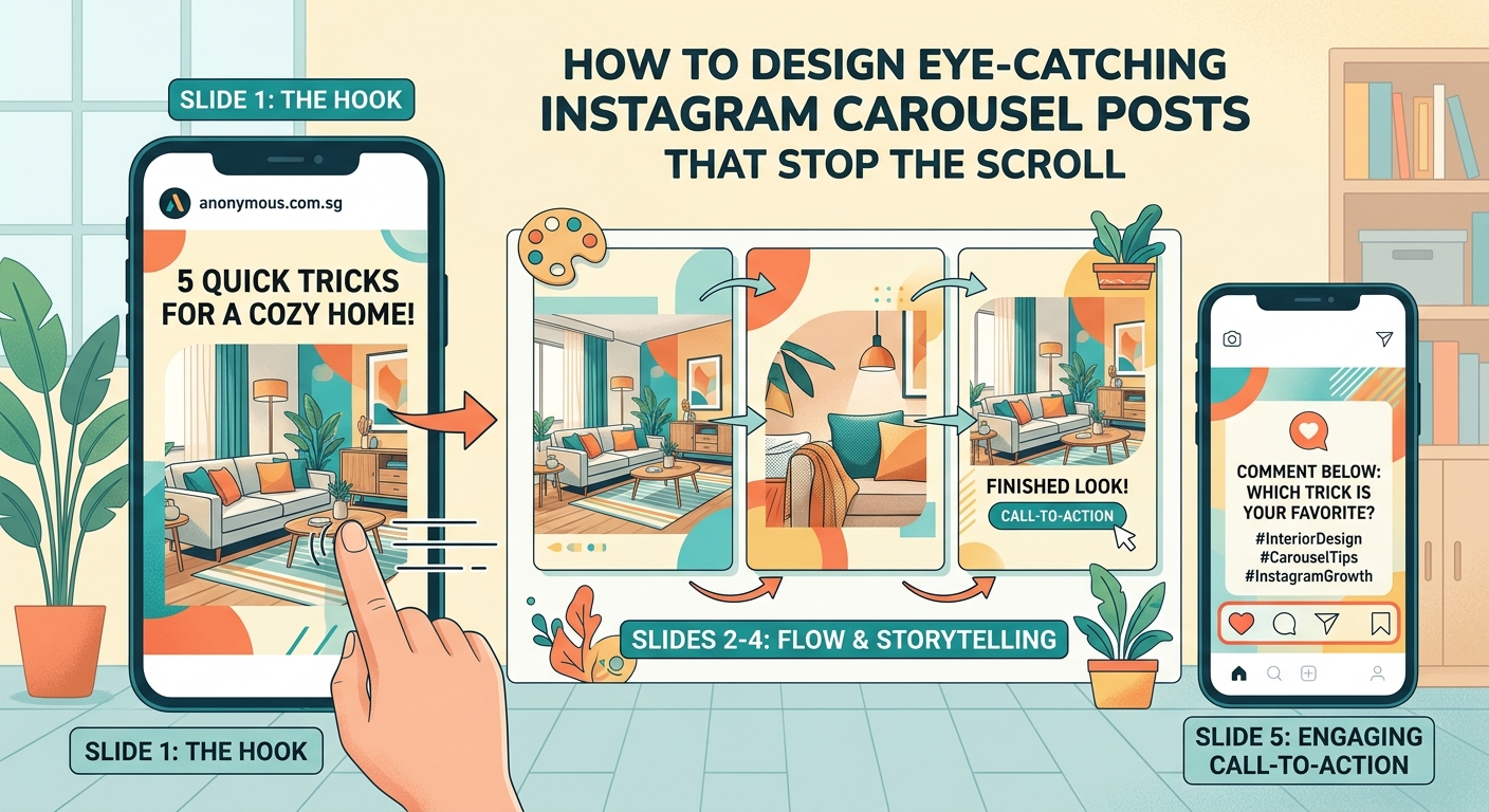 How to Design Eye-Catching Instagram Carousel Posts That Stop the Scroll — 3