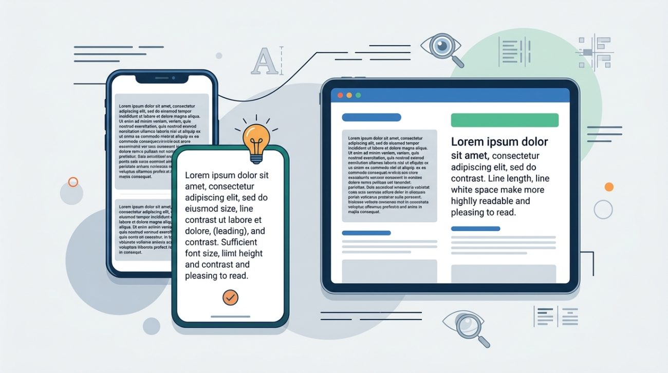 How to Improve Text Readability in Web and Mobile Designs