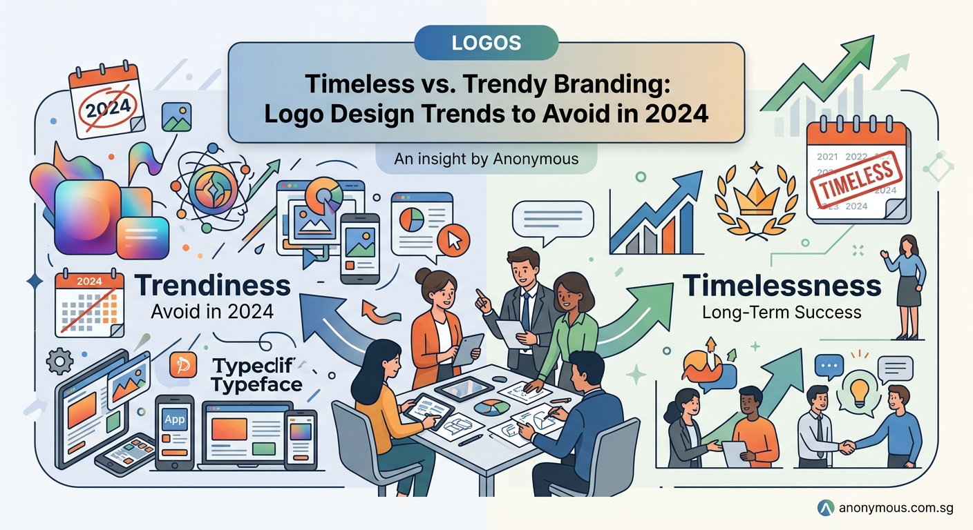 Logo Design Trends to Avoid in 2026: Timeless vs. Trendy Branding - Illustration 2