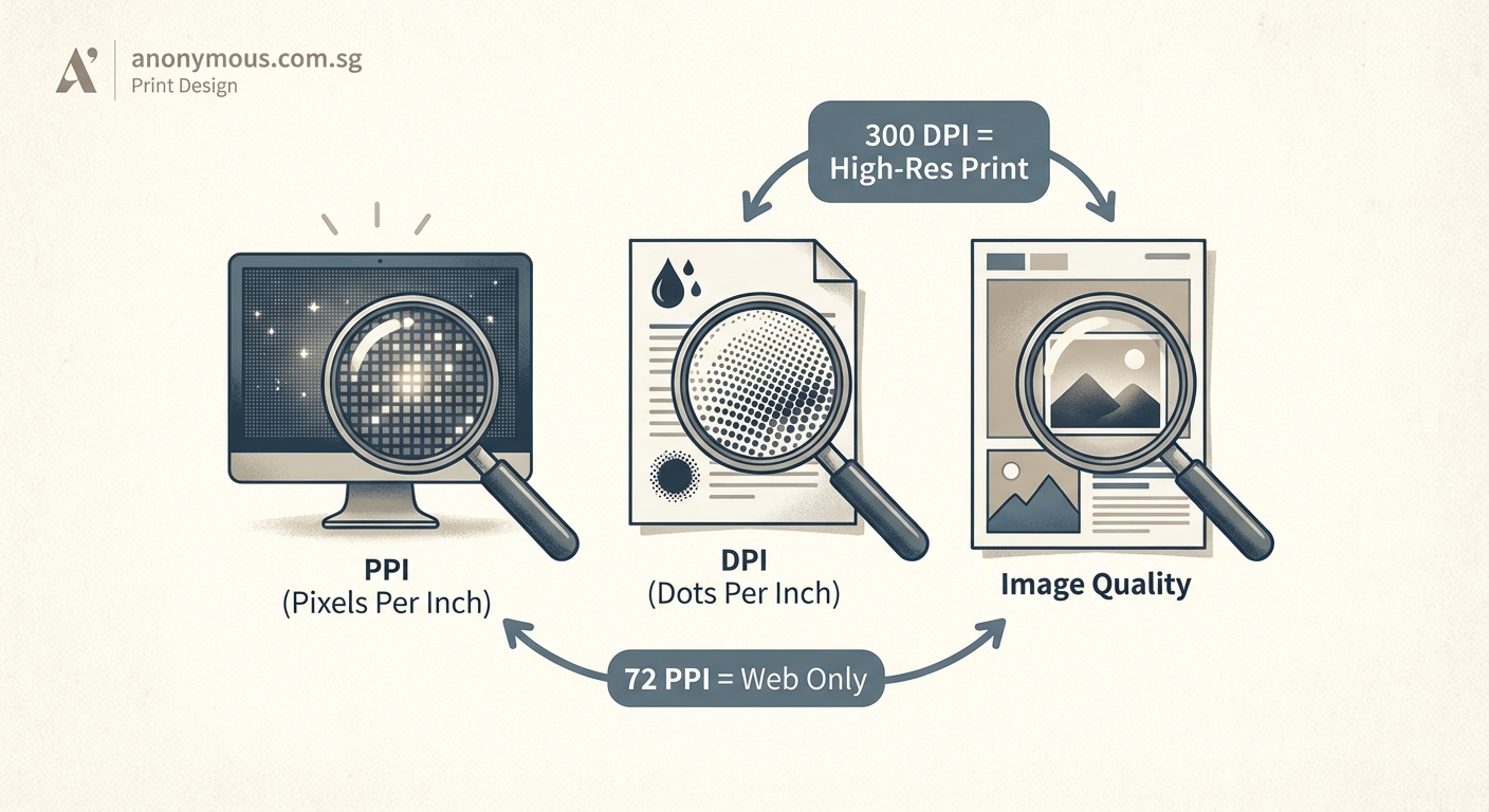 Print Resolution Explained: The Designer's Guide to DPI, PPI, and Image Quality — 3