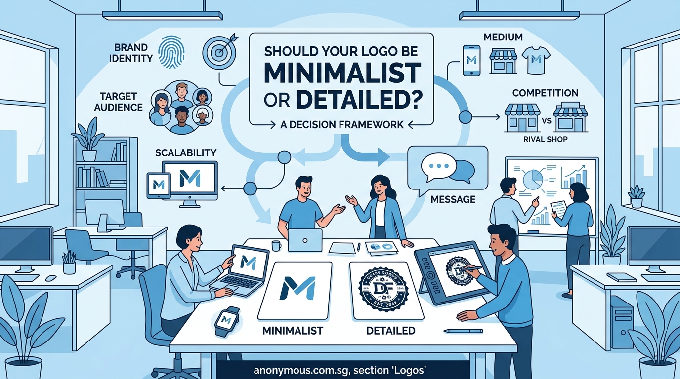 Should Your Logo Be Minimalist or Detailed? A Decision Framework - Illustration 1