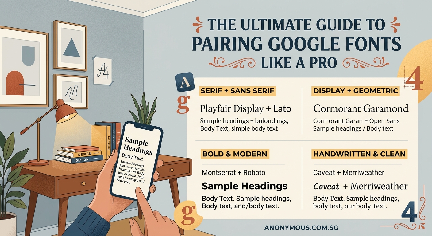 The Ultimate Guide to Pairing Google Fonts Like a Pro — 1