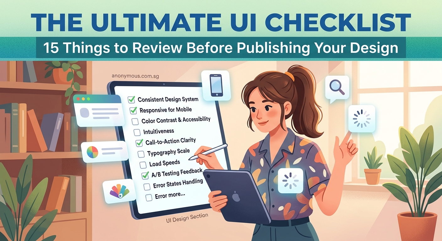 The Ultimate UI Checklist: 15 Things to Review Before Publishing Your Design - Illustration 2