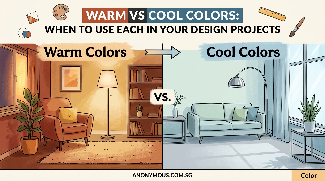 Warm vs Cool Colors: When to Use Each in Your Design Projects - Illustration 2
