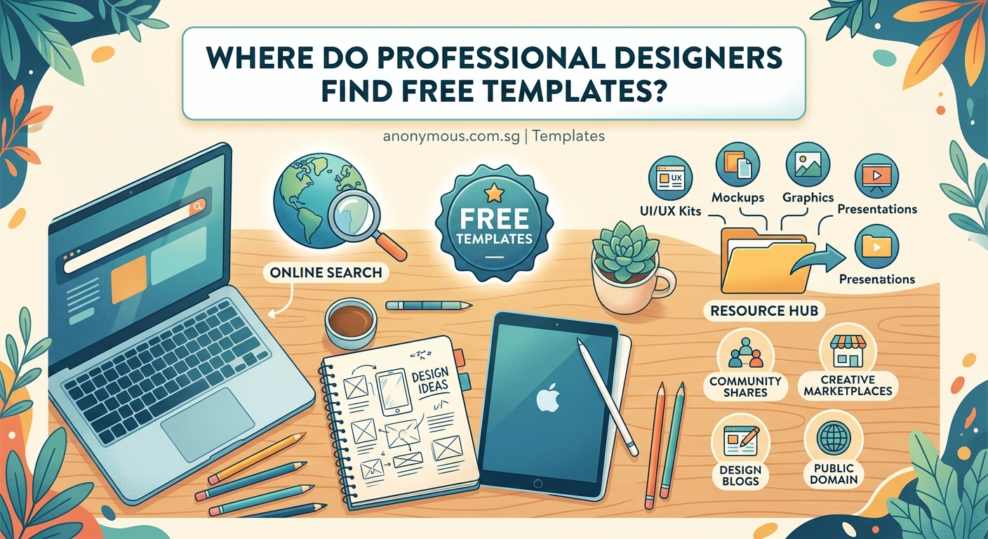 Where Do Professional Designers Find Free Templates? - Illustration 1
