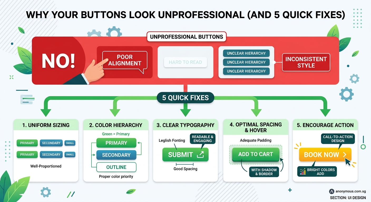 Why Your Buttons Look Unprofessional (And 5 Quick Fixes) — 1