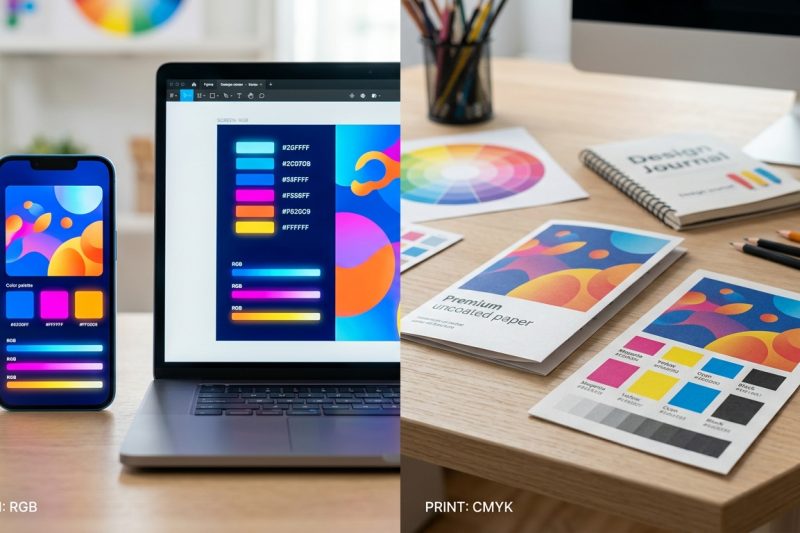 Why Your Color Choices Look Different on Screen vs Print