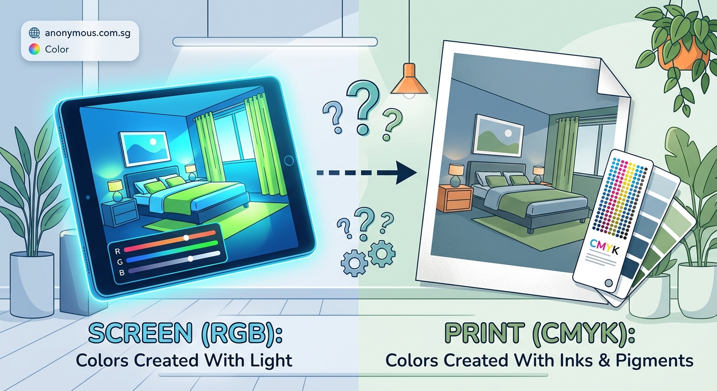 Why Your Color Choices Look Different on Screen vs Print — 2