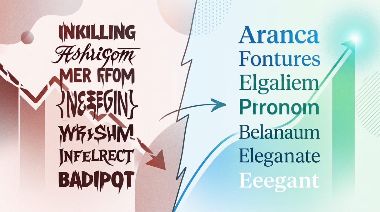 Why Your Font Choices Are Killing Conversions (And How to Fix Them)