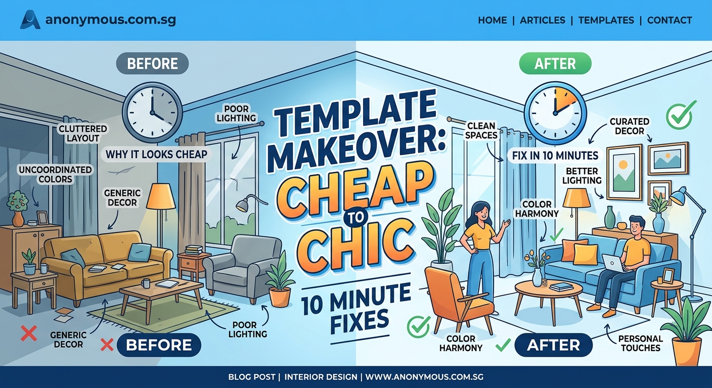 Why Your Free Templates Look Cheap (And How to Fix Them in 10 Minutes) — 1