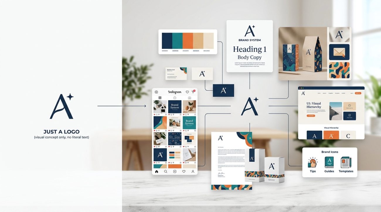 Why Your Small Business Needs a Brand System, Not Just a Logo