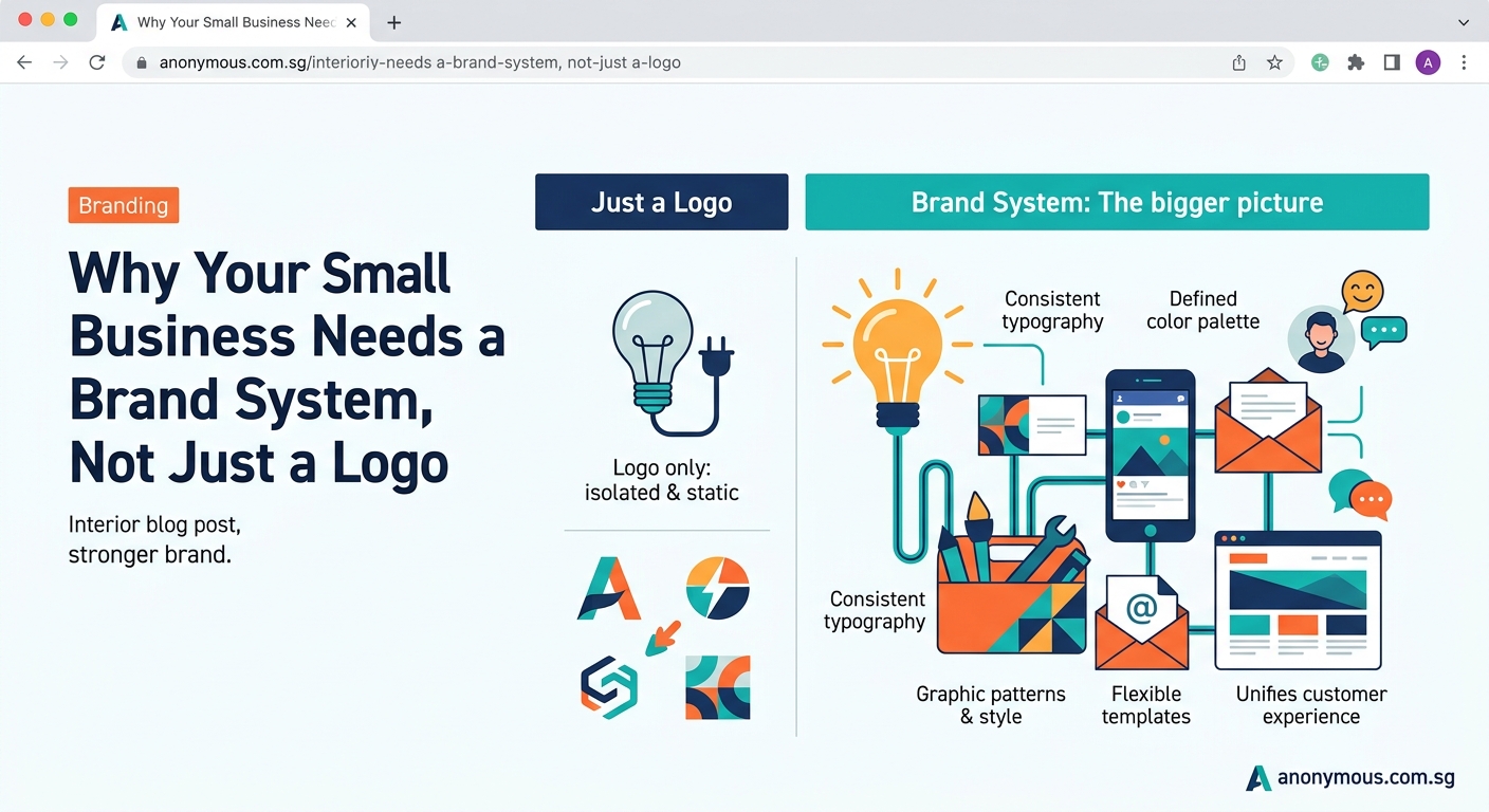 Why Your Small Business Needs a Brand System, Not Just a Logo — 1