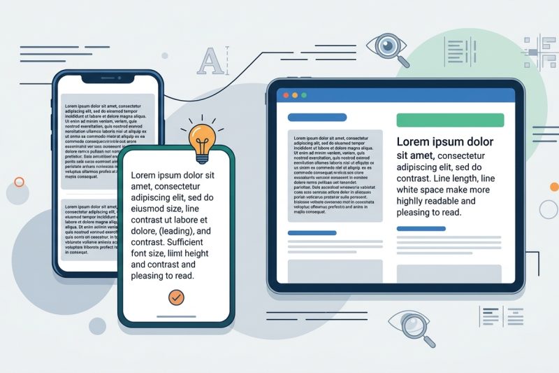 How to Improve Text Readability in Web and Mobile Designs