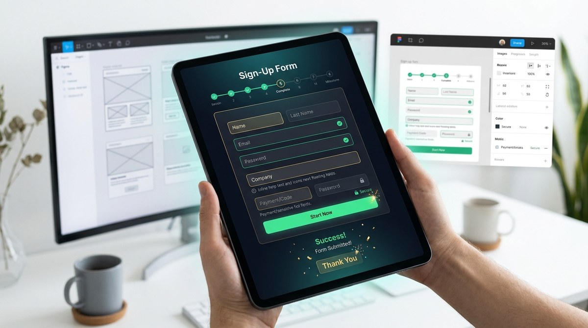 Form Design That Actually Converts: 8 UI Tweaks That Reduce Abandonment