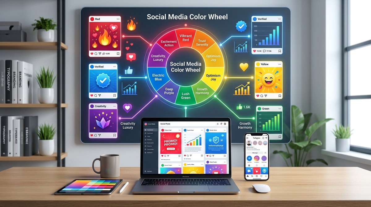 The Psychology Behind Color Choices in High-Performing Social Media Posts