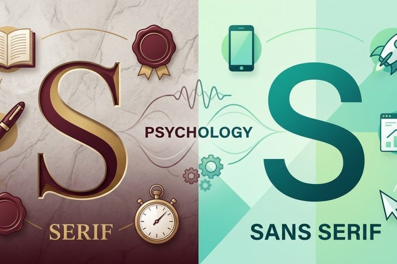 The Psychology Behind Font Personality and When to Use Serif vs Sans Serif