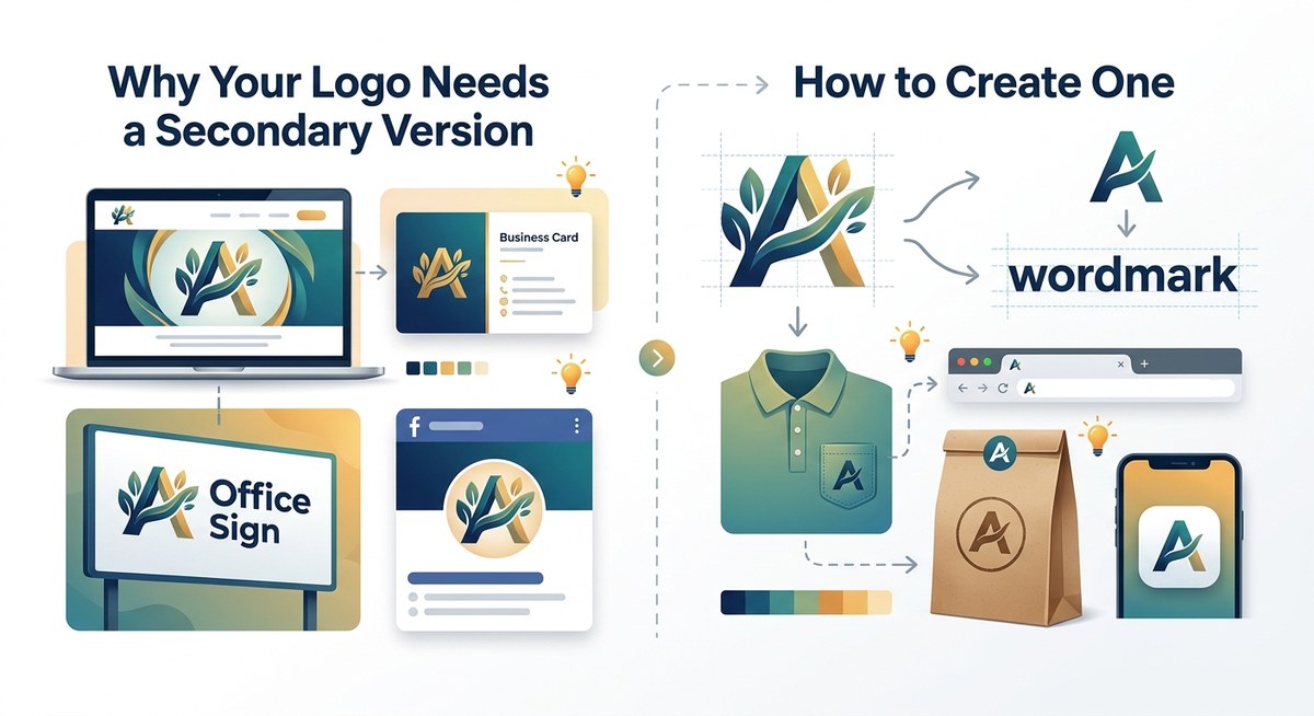 Why Your Logo Needs a Secondary Version (And How to Create One)