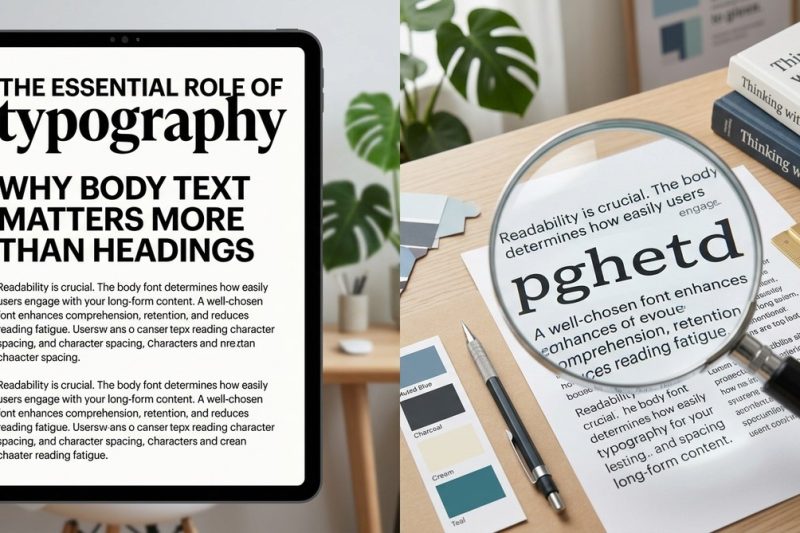 Why Your Body Text Font Matters More Than Your Headings