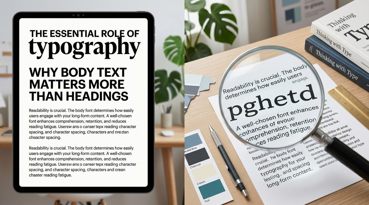 Why Your Body Text Font Matters More Than Your Headings